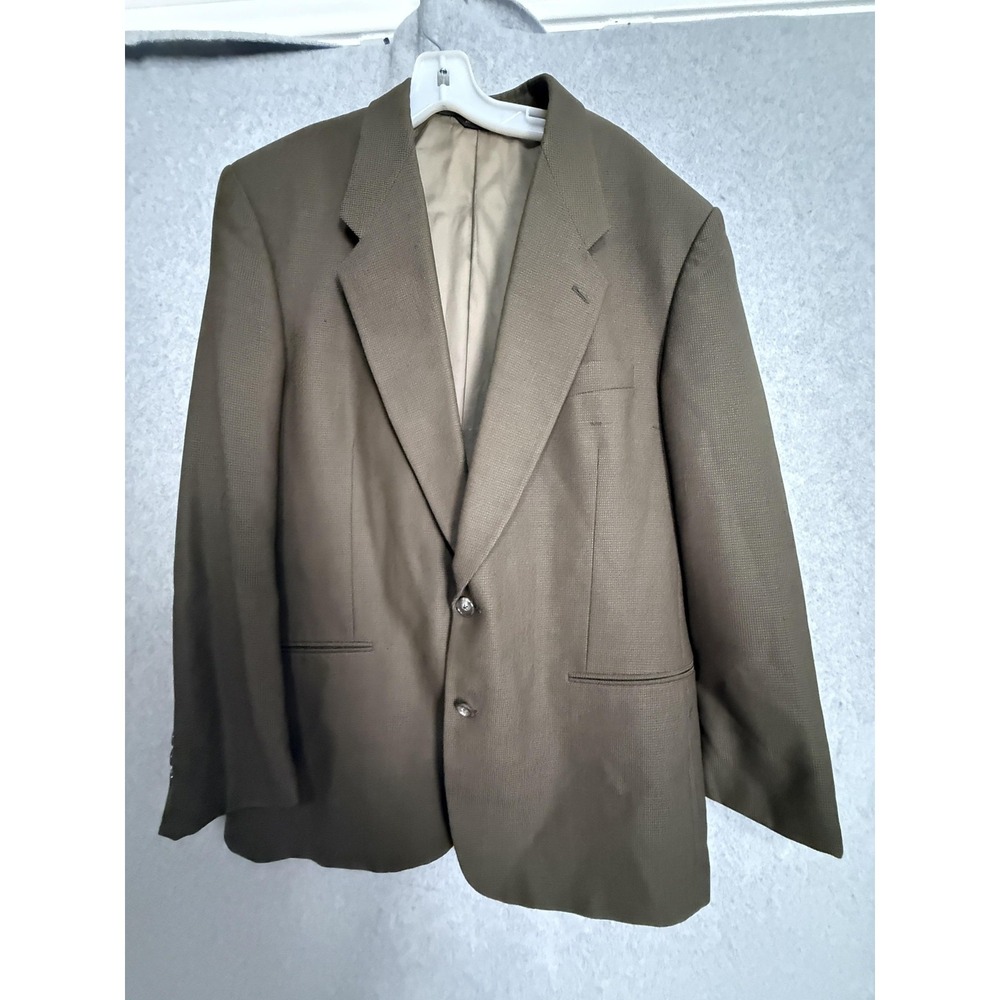 Givenchy Monsieur Suit Jacket Mens 2XL Brown Classic Blazer Formal Business